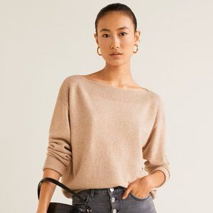 Mango Cousin Boat Neck Sweater - XS